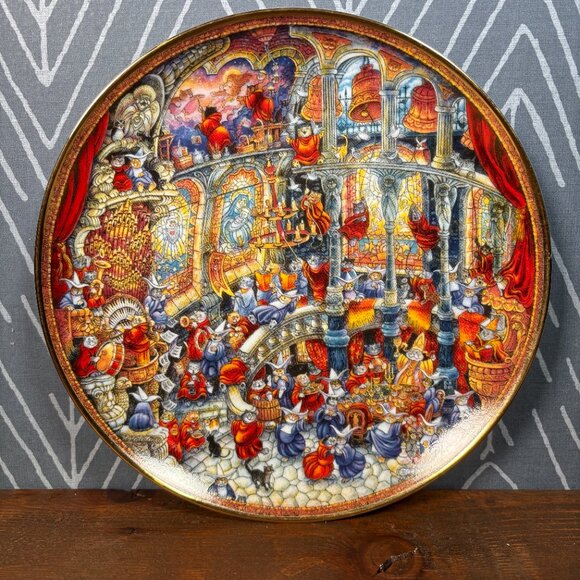 Bill Bell Holy Cats Collectors Plate 24k Rim Certificate of Authenticity and Box - Picture 6 of 8